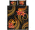 Polynesian Hawaii Quilt Bed Set - Gold Plumeria - Polynesian Pride