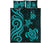 New Caledonia Quilt Bed Set - Turquoise Tentacle Turtle - Polynesian Pride