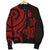 New Caledonia Men's Bomber Jacket - Red Tentacle Turtle - Polynesian Pride