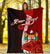 Fiji Polynesian Custom Personalised Premium Blanket - Coat Of Arm With Hibiscus - Polynesian Pride