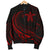 Hawaii Turtle Polynesian Mens Bomber Jacket - Red - Frida Style - Polynesian Pride