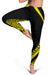 Hawaii Polynesian Leggings - Circle Style Yellow - Polynesian Pride