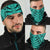 Polynesian Hard Tatau Turquoise Unisex Bandana - Polynesian Pride