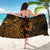 Kosrae Sarong - Turtle Hibiscus Pattern Gold - Polynesian Pride