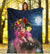 Hawaii Kanaka Colorful Hula Girl Premium Blanket - Dinh Style - Polynesian Pride