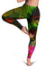 Polynesian Hawaii Polynesian Women's Leggings - Hibiscus and Banana Leaves - Polynesian Pride