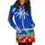 Guam Women's Hoodie Dress - Hibiscus Style - Polynesian Pride