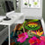 Federated States of Micronesia Polynesian Personalised Area Rug - Hibiscus and Banana Leaves - Polynesian Pride