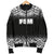 Federated States Of Micronesia Women's Bomber Jacket - Fog Black Style - Polynesian Pride