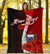 Samoa Polynesian Custom Personalised Premium Blanket - Coat Of Arm With Hibiscus - Polynesian Pride