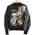 Tonga Men's Bomber Jacket - Tonga Seal Polynesian Patterns Plumeria (Black) - Polynesian Pride