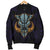 Hawaii Wild Boar Kamapua'a Men's Bomber Jacket - Purple - Hawaiian Mythology Style - Polynesian Pride