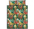 Hawaii Quilt Bed Set Tropical Leaves Flowers And Birds Floral jungle AH - Polynesian Pride