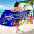 Tahiti Sarong - Turtle Plumeria (Blue) - Polynesian Pride