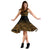 Turtle Personalised Women's Dress - Polynesian Gold Curve Style - Polynesian Pride