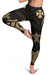 Wallis and Futuna Women's Leggings - Gold Tentacle Turtle - Polynesian Pride