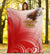 American Samoa Polynesian Premium Blanket - Bald Eagle (Red) - Polynesian Pride