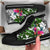 Wallis And Futuna High Top Shoes White - Turtle Plumeria Banana Leaf - Polynesian Pride