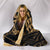 Hawaii Kakau Gold Polynesian Hooded Blanket - Polynesian Pride