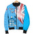 Fiji Custom Personalised Men's Bomber Jacket - Fiji Flag - Polynesian Pride