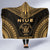 Niue Polynesian Chief Hooded Blanket - Gold Version - Polynesian Pride