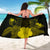 Hawaii Turtle Map Hibiscus Sarong - Yellow - Polynesian Pride