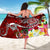 Tahiti Custom Personalised Sarong - Turtle Plumeria (Red) - Polynesian Pride