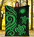 Northern Mariana Premium Blanket - Tentacle Turtle Green - Polynesian Pride