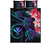 Hawaii Turtle Polynesian Tropical Quilt Bed Set - Cora Style Purple Art - Polynesian Pride