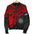 Marshall Islands Polynesian Bomber Jacket (Men) - Red Turtle - Polynesian Pride