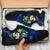 Polynesian Hawaii Sneakers - Turtle With Plumeria Flowers - Polynesian Pride