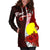 Palau Polynesian Custom Personalised Hoodie Dress - Coat Of Arm With Hibiscus - Polynesian Pride