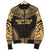 Norfolk Island Polynesian Chief Men's Bomber Jacket - Gold Version - Polynesian Pride