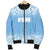 Federated States of Micronesia Women's Bomber Jacket - Fog Blue Style - Polynesian Pride