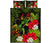 Hawaii Couple Turtle Hibiscus Tropical Valentine Quilt Bed Set - Levi Style - AH Black - Polynesian Pride