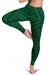 Polynesian Nation Green Hawaii Women's Leggings AH - Polynesian Pride