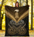 Maori Manaia New Zealand Premium Blanket Gold - Polynesian Pride