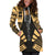 Tokelau Hoodie Dress - Polynesian Tattoo Gold - Polynesian Pride