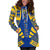 Nauru Hoodie Dress - Polynesian Tattoo Flag - Polynesian Pride