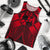 Tonga Polynesian Men's Tank Top - Tonga Red Seal with Polynesian tattoo Red - Polynesian Pride