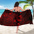 Yap Sarong - Turtle Hibiscus Pattern Red - Polynesian Pride