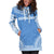 Kosrae Women's Hoodie Dress - Polynesian Flag Chief - Polynesian Pride