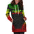 Papua New Guinea Women's Hoodie Dress - Polynesian Reggae Chief - Polynesian Pride