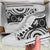 Cook Islands High Top Canvas Shoe - White Tentacle Turtle - Polynesian Pride