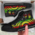 New Caledonia High Top Canvas Shoes - Reggae Tentacle Turtle - Polynesian Pride