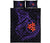 Hawaiian Polynesian Quilt Bed Set - Kanaka Maoli & Purple Manta Ray Turtle Tentacle - Polynesian Pride