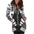 Papua New Guinea Hoodie Dress - Polynesian Tattoo Black - Polynesian Pride