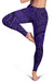 Polynesian Maori Lauhala Violet Hawaii Women's Leggings AH - Polynesian Pride