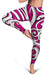 Polynesian Maori Ethnic Ornament Pink Hawaii Women's Leggings AH - Polynesian Pride