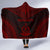 Vanuatu Polynesian Chief Hooded Blanket - Red Version - Polynesian Pride